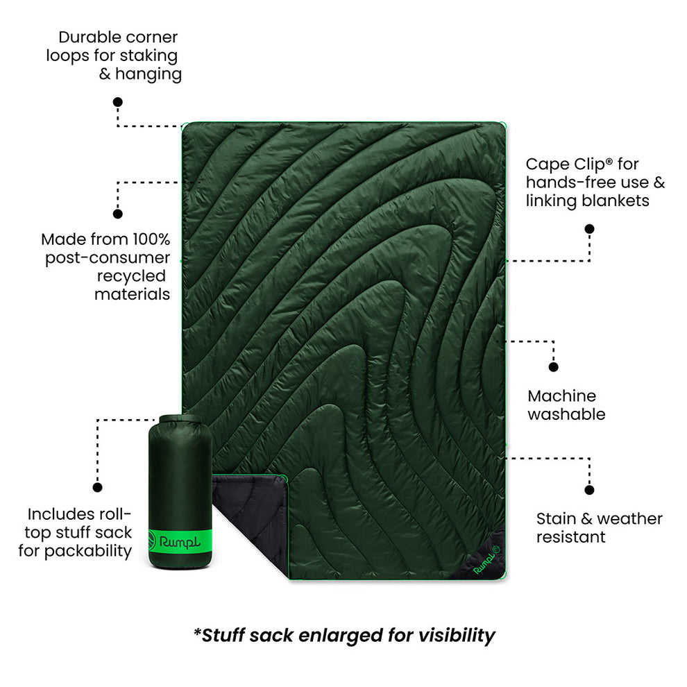 Original Puffy Blanket - Mountain Green