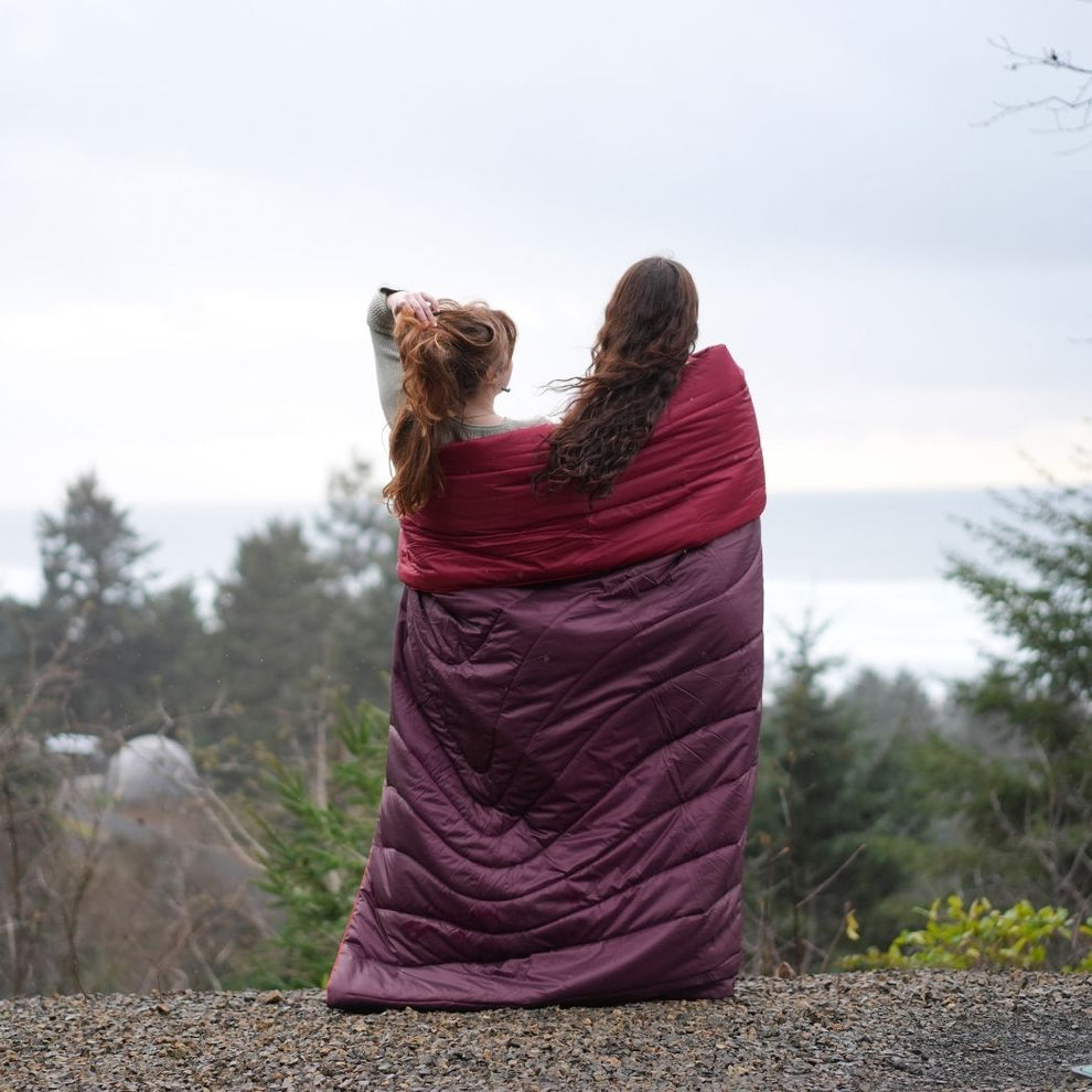 Original Puffy 2 Person Blanket - Fig Cherry