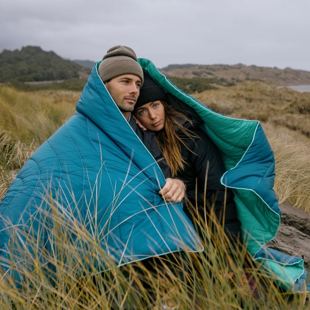 Original Puffy 2 Person Blanket - Seascape