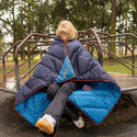 Original Puffy Throw Blanket - Midnight Blue