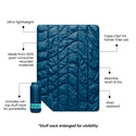 Travel Puffy Blanket - Deepwater