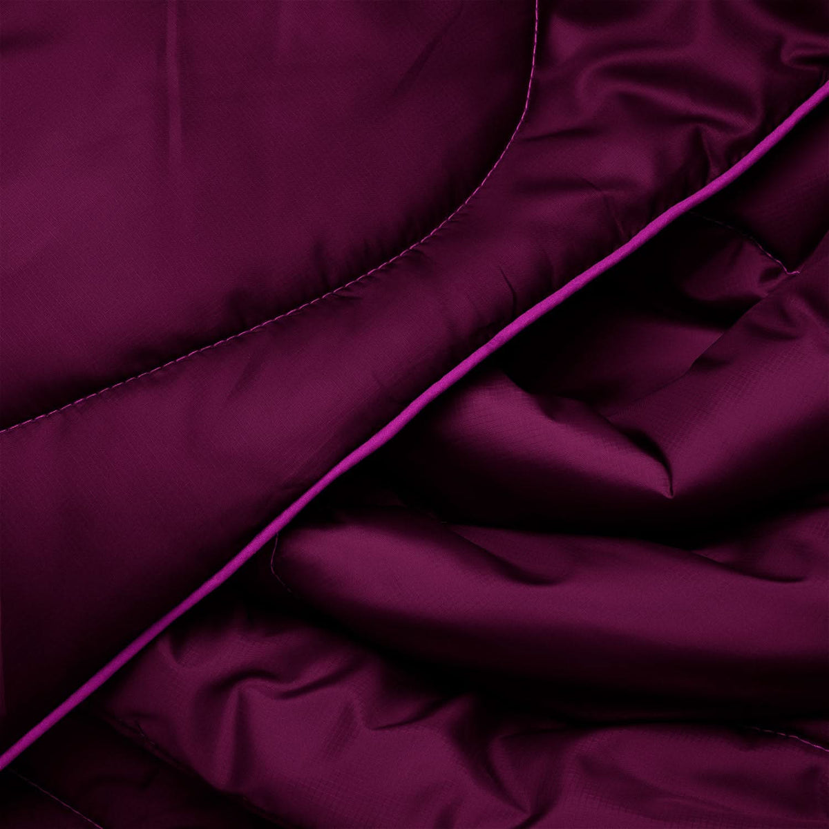 Travel Puffy Blanket - Plum
