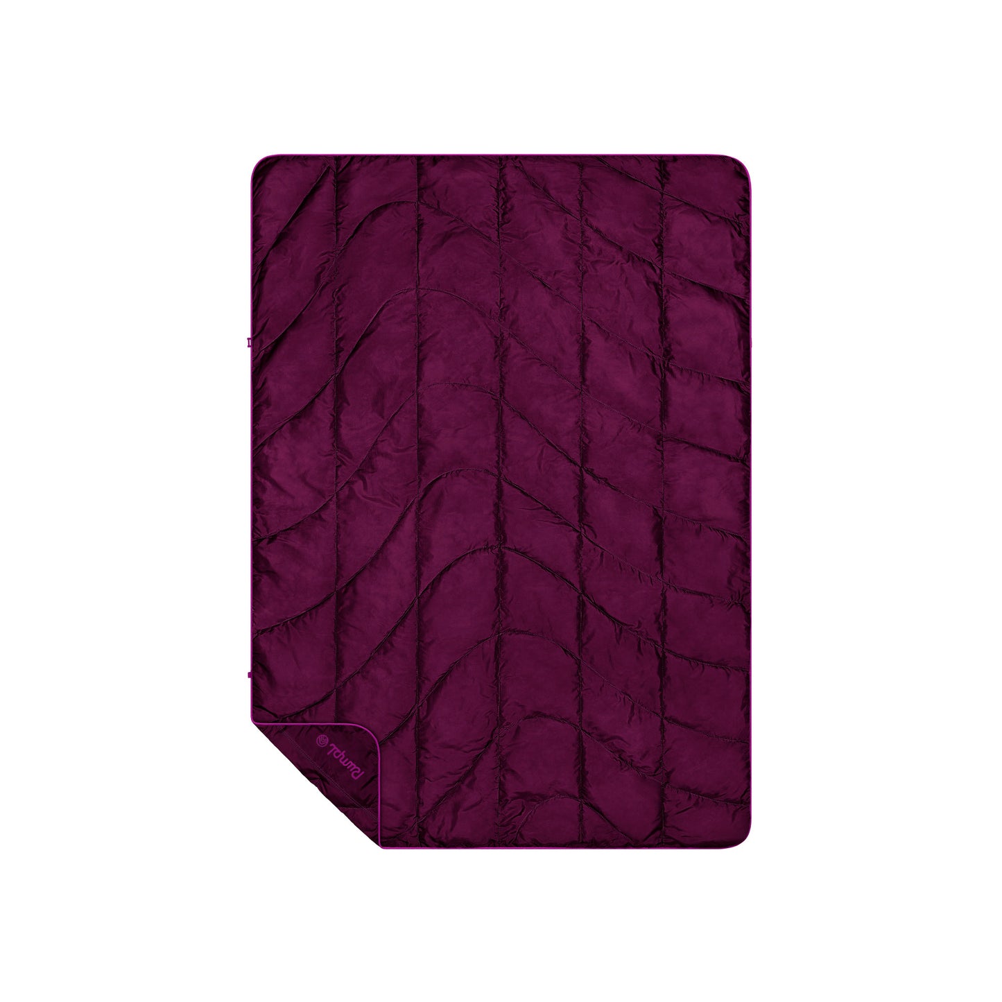 Travel Puffy Blanket - Plum