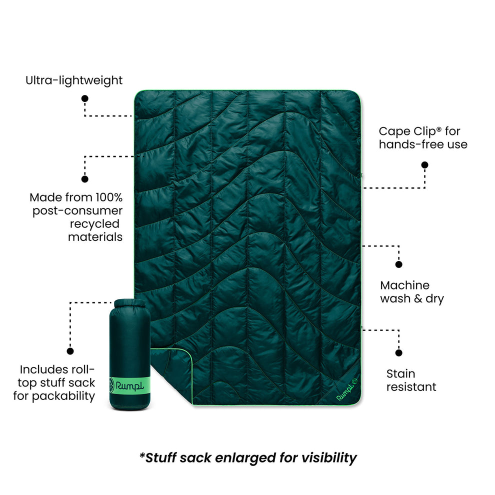 Travel Puffy Blanket - Sea Moss