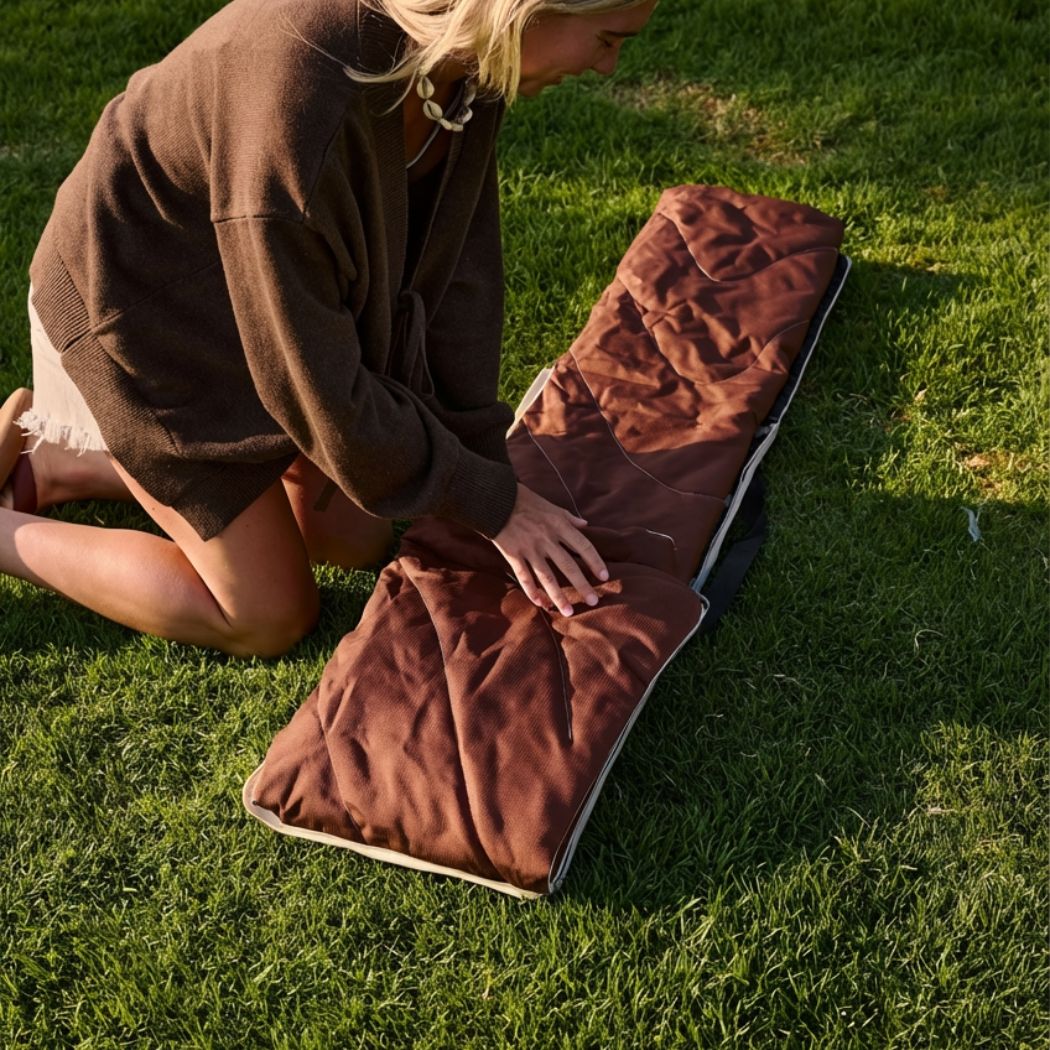 Stash Mat - Mocha Mini Stripes