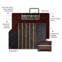 Stash Mat - Mocha Mini Stripes
