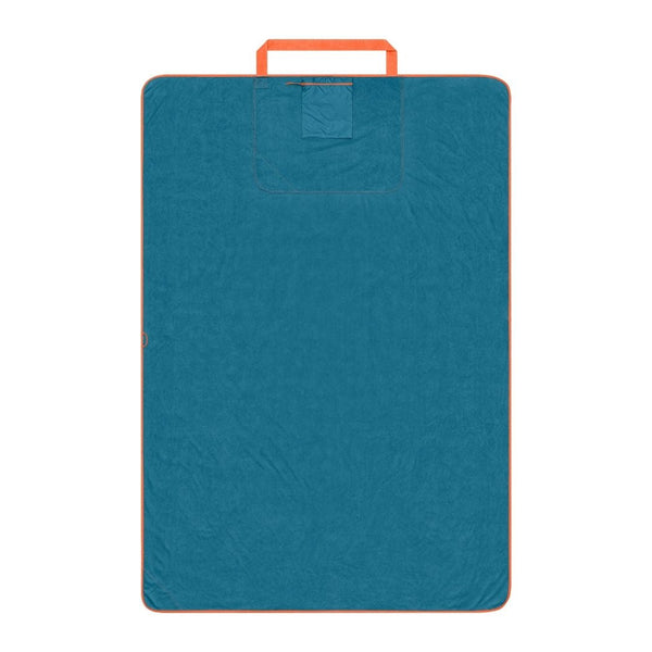 Tech Towel Tote Double - Midnight Retro Stripes