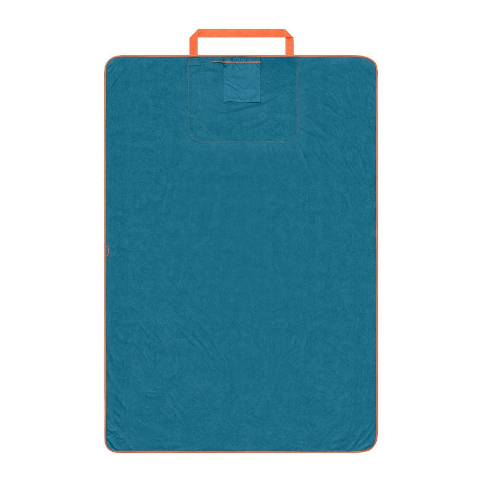 Tech Towel Tote Double - Midnight Retro Stripes