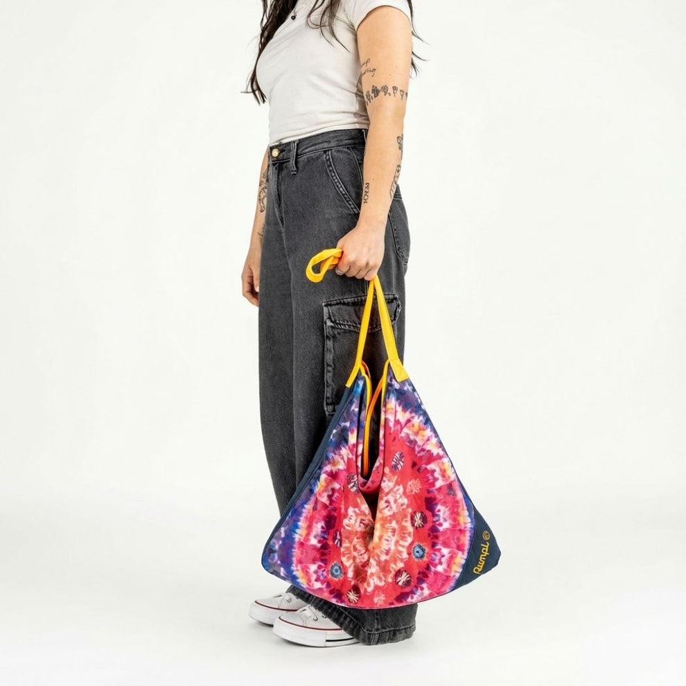 Tech Towel Tote Double - Tapestry Tie Dye
