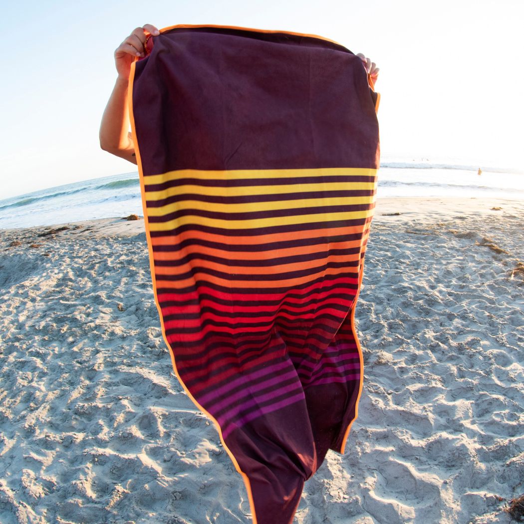 Tech Towel - Sunset Mini Stripes