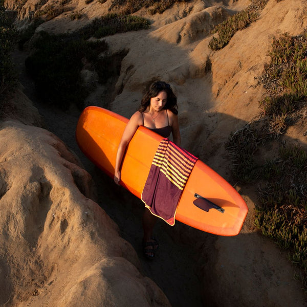 Tech Towel - Sunset Mini Stripes