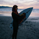 Tech Towel - Sunset Mini Stripes