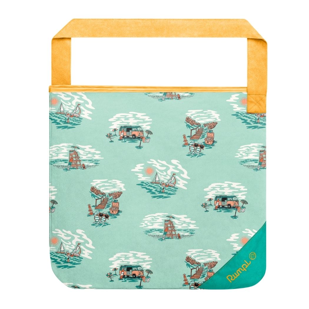 Tech Towel Tote - Aqua Outer Banks