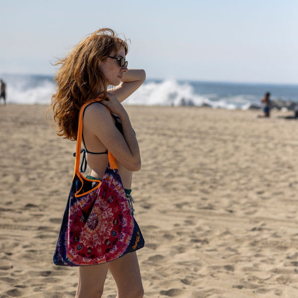 Tech Towel Tote Double - Tapestry Tie Dye