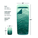 Wrap Sack 20° Sleeping Bag - Cascade Fade