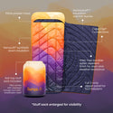 Wrap Sack 20° Sleeping Bag - Watercolor Glow