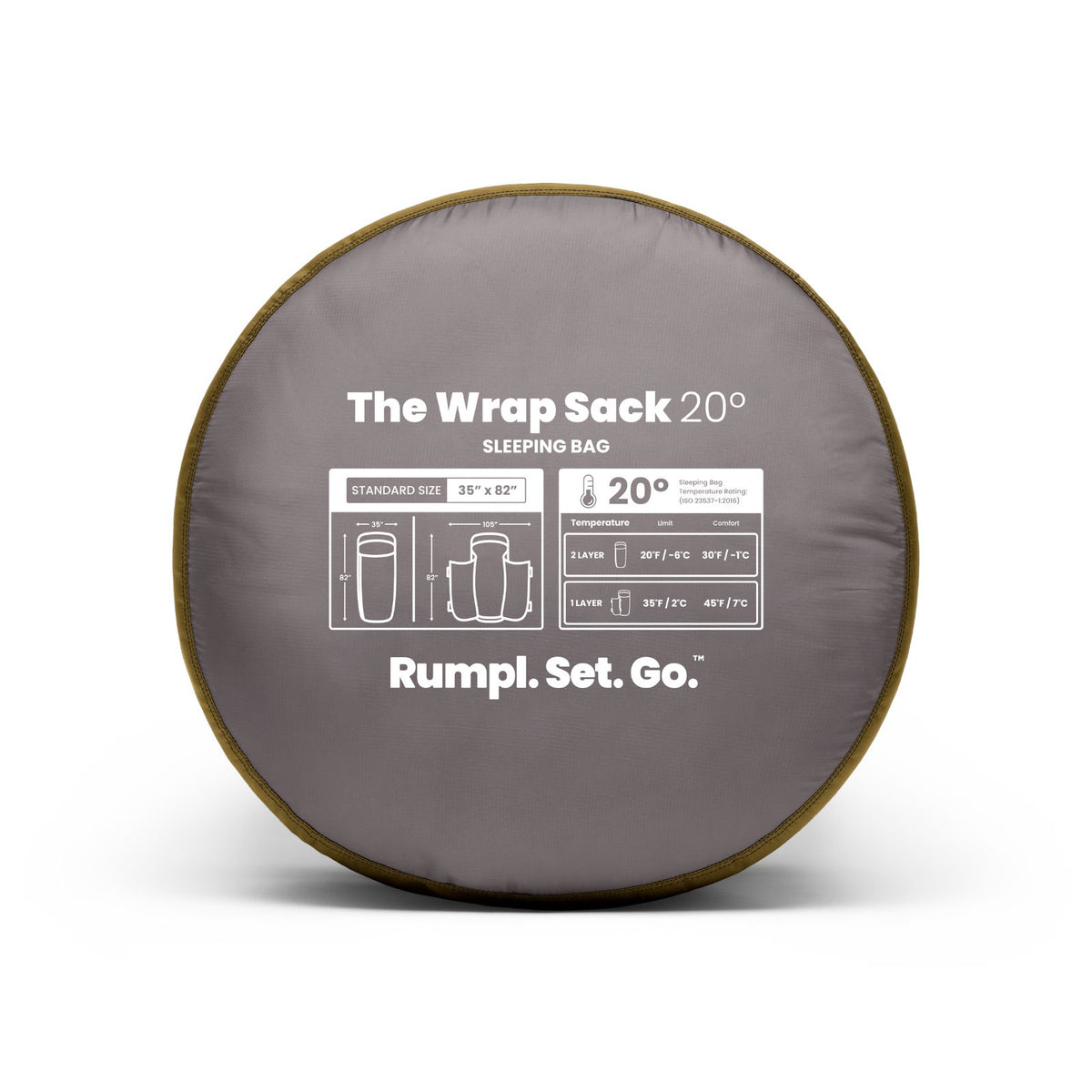 Wrap Sack Sleeping Bag 20º - Body Bag (Liquid Death Edition)