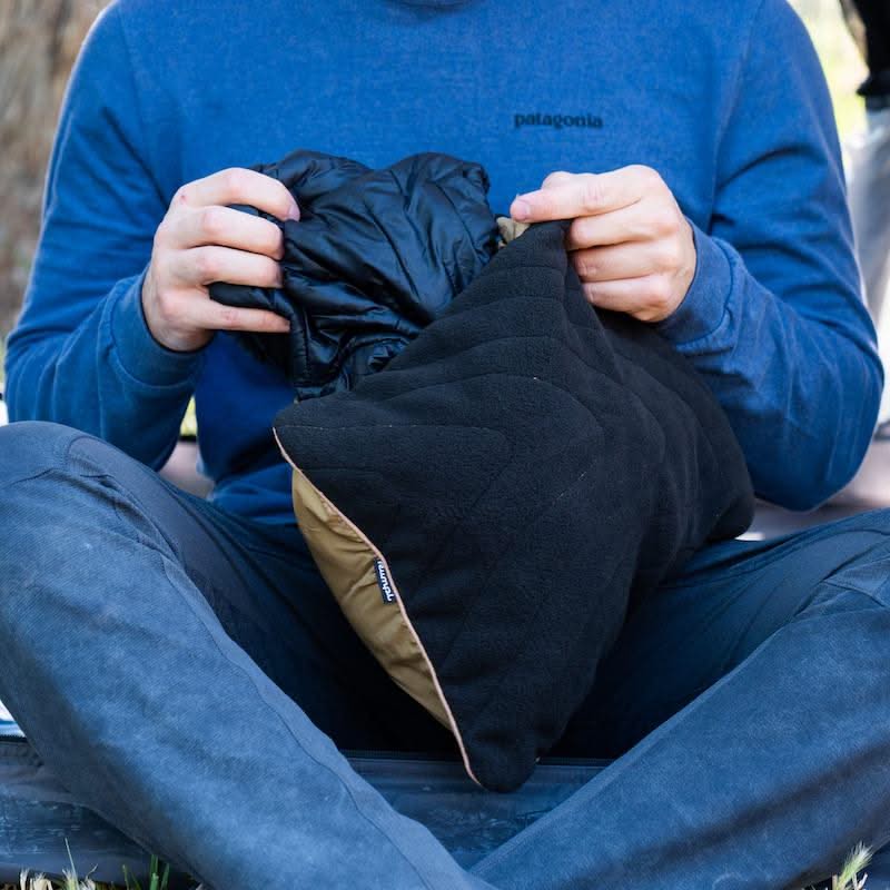 Rumpl The Stuffable Pillowcase - Black Stuffable Pillow